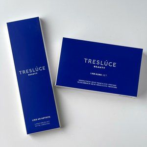 Tresluce Beauty I Am Alma Set Eyeshadow Palette, Lashes, Glue & BRUSHES BUNDLE